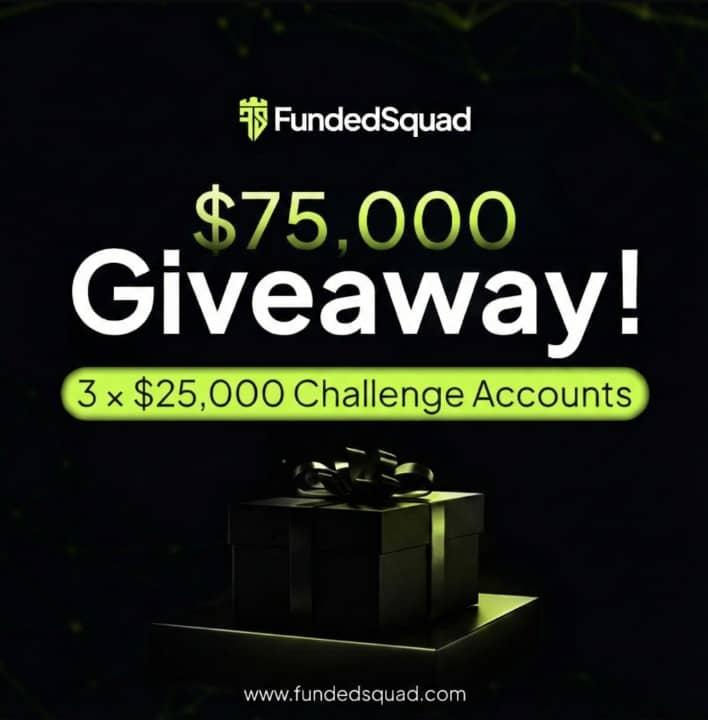💰 Funded Squad Giveaway! 💰
 3 × $25,000 Two-Step Accounts! 🚀
Here’s how to enter:
 1️⃣ Follow @fundedSquad
 2️⃣ Follow <a href="/ajwadthefalcon/">Ajwad Saleem</a>
 3️⃣ Like &amp; Retweet this giveaway post
 4️⃣ reply to this tweet with “Done”
⏰ Winners will be announced in 5 days x.com/messages/media…