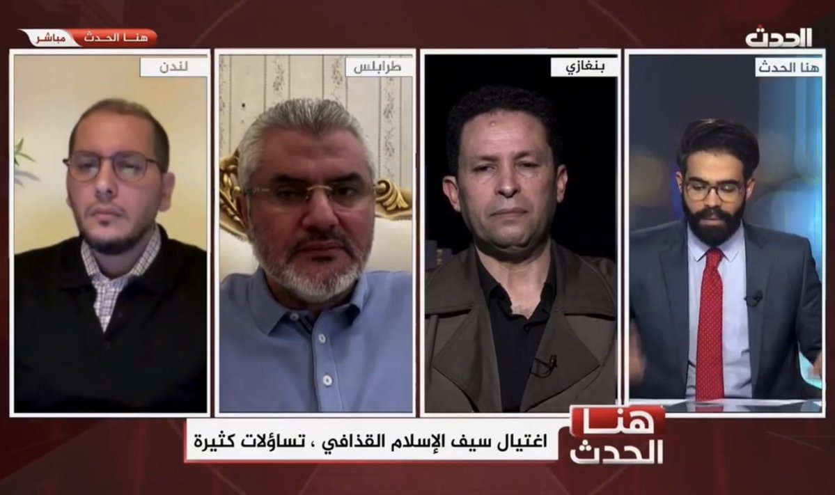 هذا ما صرّحتُ به على قناة الحدث في مداخلتي مع الإعلامي طاها البوسيفي رابط تصريحاتي كامله دون استقطاع.

youtu.be/VPFCKx--gwk?si…

رحمة الله على روح سيف الإسلام القذافي، وتعازيّ الصادقة لوالدته السيدة صفية ولكل أهله.
بعيدًا عن العاطفة والشماتة، ما حدث هو اغتيال خارج القانون، وهذه