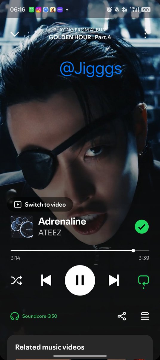 JIGGGS's tweet photo. @ATEEZofficial Only comeback I'd get up for at 4:59am ❤️👑🔥
#ATEEZ
#에이티즈
#GOLDENHOUR 
#GOLDENHOUR_Part4
#Adrenaline https://t.co/4PRxrJhPtW