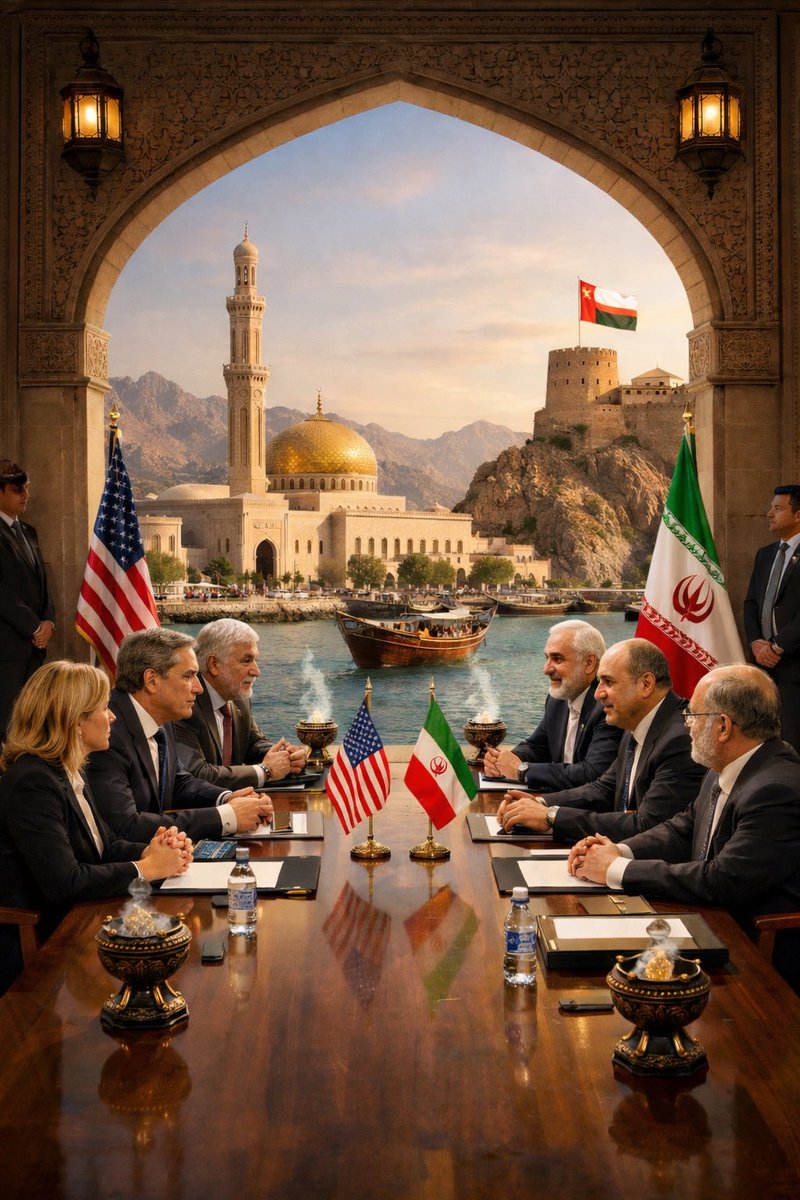 In Muscat, diplomacy speaks softly—and achieves results.
As U.S.–Iran talks unfold, Oman once again proves that quiet mediation, trust, and credibility can open doors others cannot. Muscat remains a bridge where dialogue replaces escalation.
#Muscat
#OmanDiplomacy
#USIranTalks