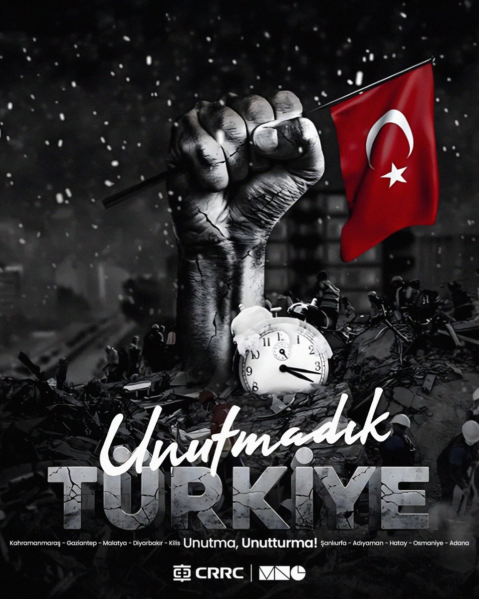 6 Şubat Depremi'nin yıl dönümünde yaşamını yitiren vatandaşlarımızı rahmetle anıyoruz. 
#unutmadık #Unutmayacagiz