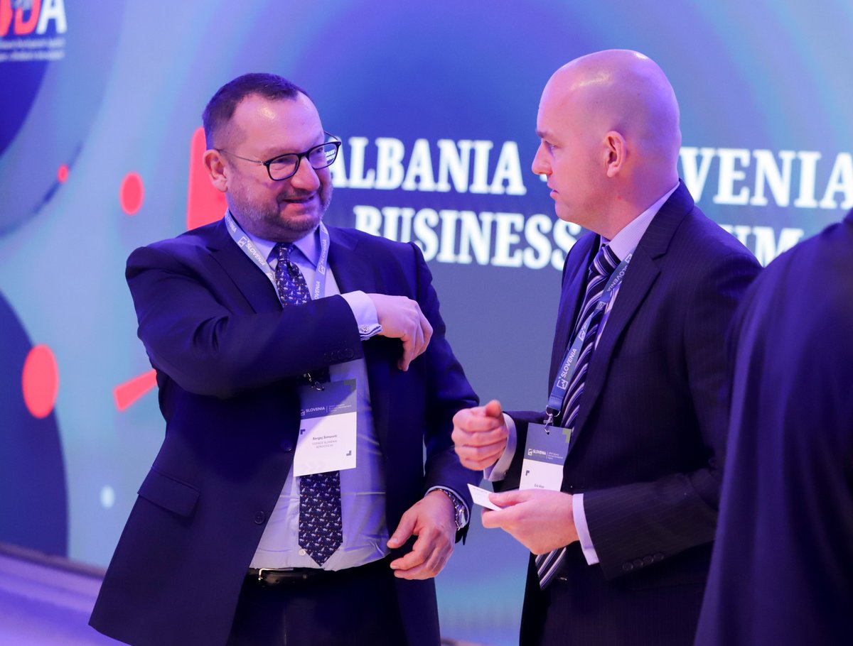 IA_Institute's tweet photo. 𝗦𝗹𝗼𝘃𝗲𝗻𝗶𝗮–𝗔𝗹𝗯𝗮𝗻𝗶𝗮 𝗕𝘂𝘀𝗶𝗻𝗲𝘀𝘀 𝗮𝗻𝗱 𝗘𝗰𝗼𝗻𝗼𝗺𝗶𝗰 𝗙𝗼𝗿𝘂𝗺 🇸🇮🤝🇦🇱,

Impact Assessment Institute was invited to contribute to the panel “𝗪𝗵𝗲𝗻 𝗠𝗮𝗿𝗸𝗲𝘁𝘀 𝗖𝗼𝗻𝘃𝗲𝗿𝗴𝗲: 𝗧𝘂𝗿𝗻𝗶𝗻𝗴 𝗖𝗵𝗮𝗹𝗹𝗲𝗻𝗴𝗲𝘀 𝗶𝗻𝘁𝗼 𝗢𝗽𝗽𝗼𝗿𝘁𝘂𝗻𝗶𝘁𝗶𝗲𝘀,” part of the session on EU market access and Slovenian–Albanian business cooperation.

Thank you to the Embassy of the Republic of Slovenia in Albania for the invitation and to fellow panelists for the meaningful exchange.

@SLOinALB
@ErikAkse