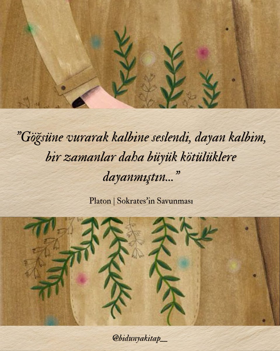 "Günün Alıntısı "
#bidunyakitap #platon #sokratesinsavunması