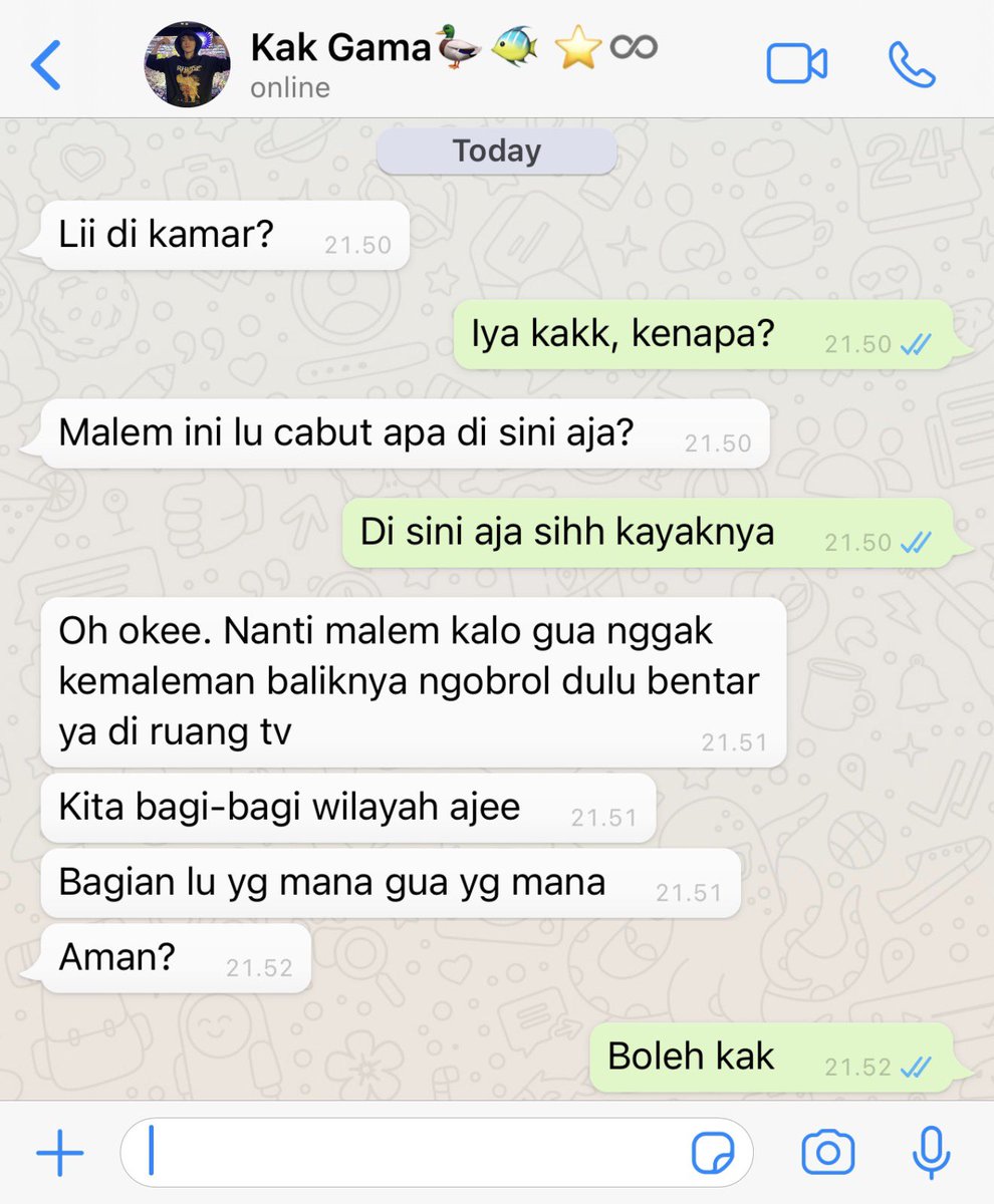 opqrstara's tweet photo. gama-lili apa kabar https://t.co/tQdujP24Dd
