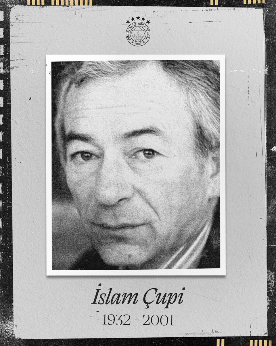 Sarı Laciverte gönül vermiş, Türk spor basınının duayen ismi İslam Çupi’yi vefatının 25. yıl dönümünde sevgi, saygı ve özlemle anıyoruz.
