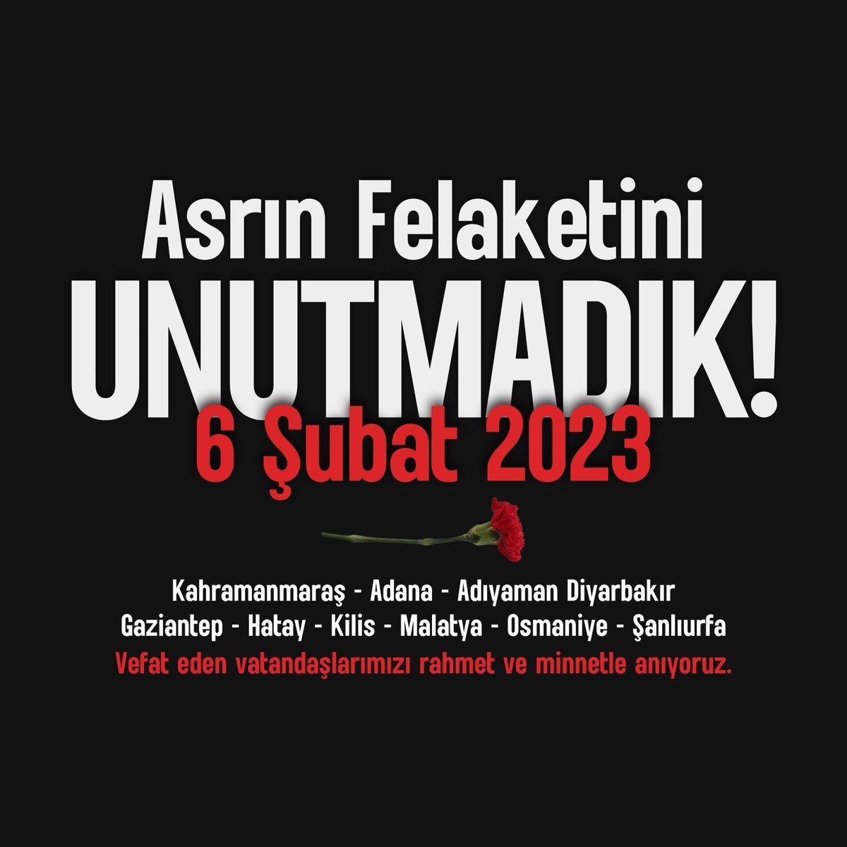 Rabbim  böyle bir deprem daha yaşatmasın inşallah. Vefat edenlere ALLAH dan rahmet diliyorum. Başın sağolsun Türkiyem.