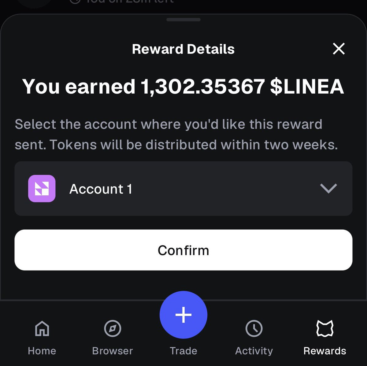 1CryptoMama's tweet photo. If you’ve used Metamask, check if you might have a $4 reward to claim.

A guy who grinded to level 5 earned 75k Linea, which is worth $244 at the current price.

asked him how much he spent on fees and if it was worth it.

He hasn’t responded yet. 😩

Gm💜 https://t.co/ZjCiTFz39Y