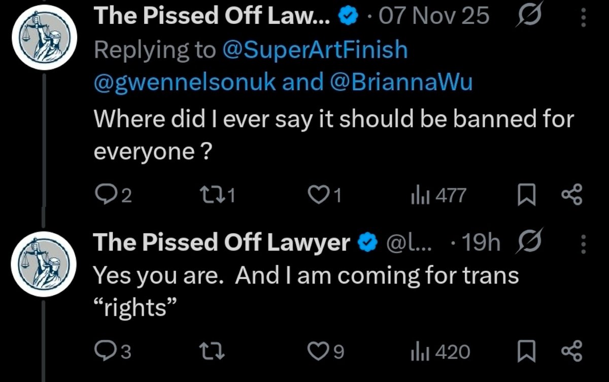 vcrqueenjen's tweet photo. November: I don't want it banned for everyone

February: I'm coming for trans rights.

>> May: The holocaust wasn't real. https://t.co/K7eCjnEZoo