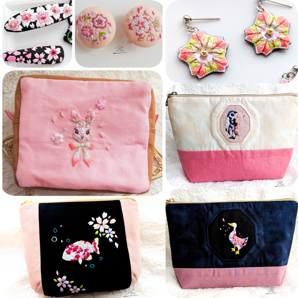 参加します🥳🌸
明日からはいよいよ！ #桜フェスF 🌸！
初日の週末は雪の予報も出てますが一足早い桜をぜひ楽しんでくださいね。

自作品のオススメは
…わがままに全部です🤭
お久しぶりの狼さんや初めましてのジンベエザメ、それ以外の生き物や桜、並べていただく予定です✨️