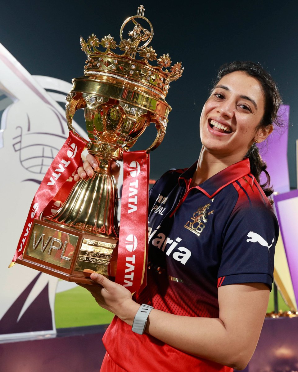 Congratulations to <a href="/RCBTweets/">Royal Challengers Bengaluru</a>, champions of the <a href="/wplt20/">Women's Premier League (WPL)</a>. <a href="/mandhana_smriti/">Smriti Mandhana</a>'s leadership, decisive final knock, and Orange Cap made it a season to remember. #WPL2026