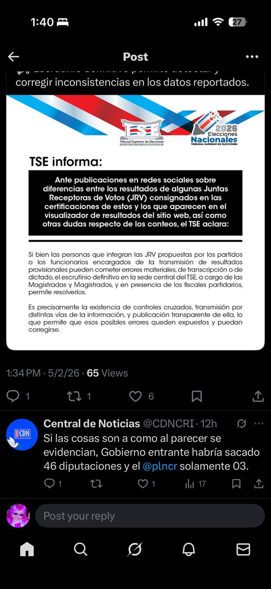 nikkyvirtual's tweet photo. ahora según ellos en realidad pegaron 46 diputados 😭😭😭💀 ni ganando se les queda bien mae https://t.co/ROPwIX3DJv