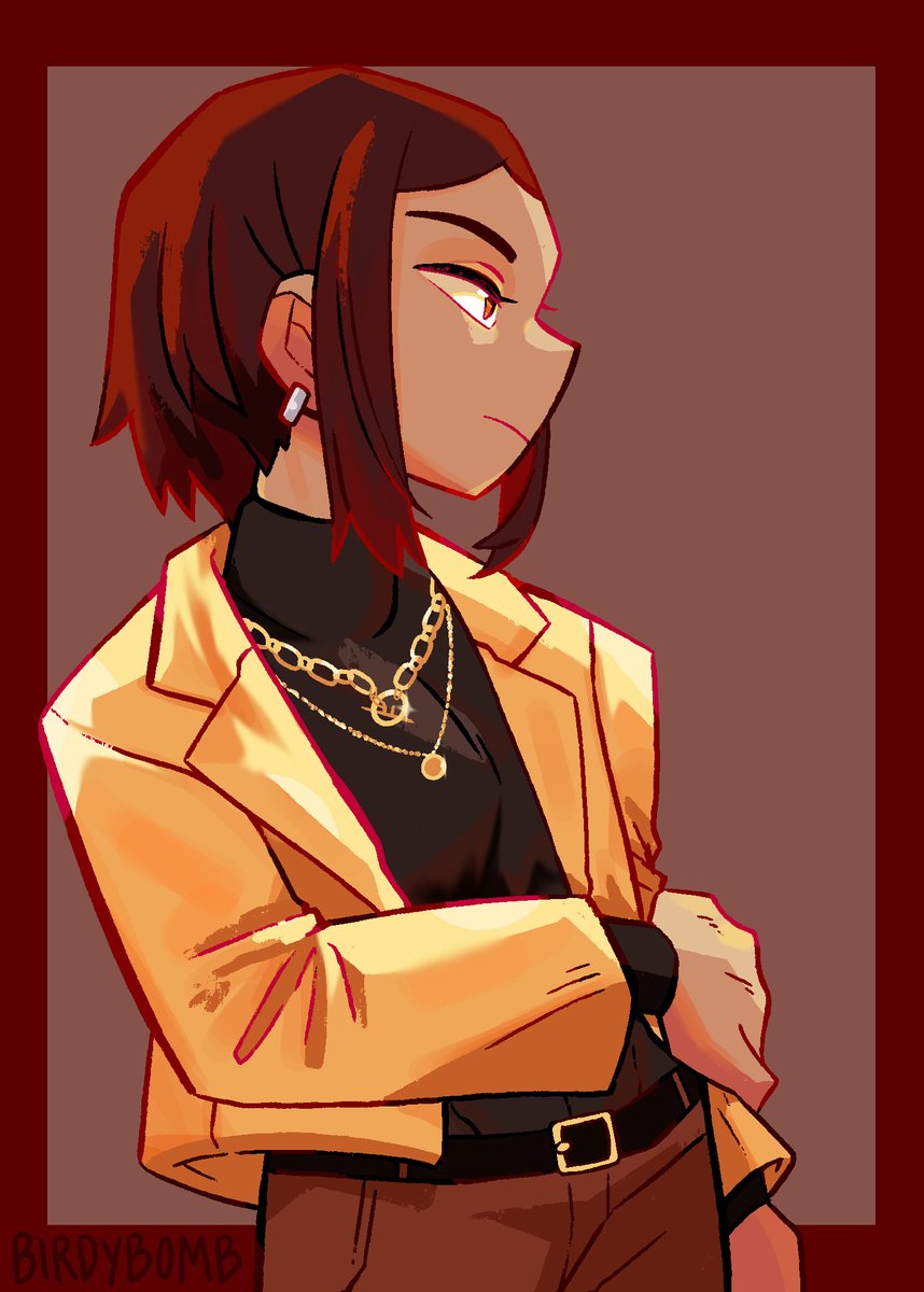 Sako in a suit~ 🦊🍰
#windbreaker #さこ