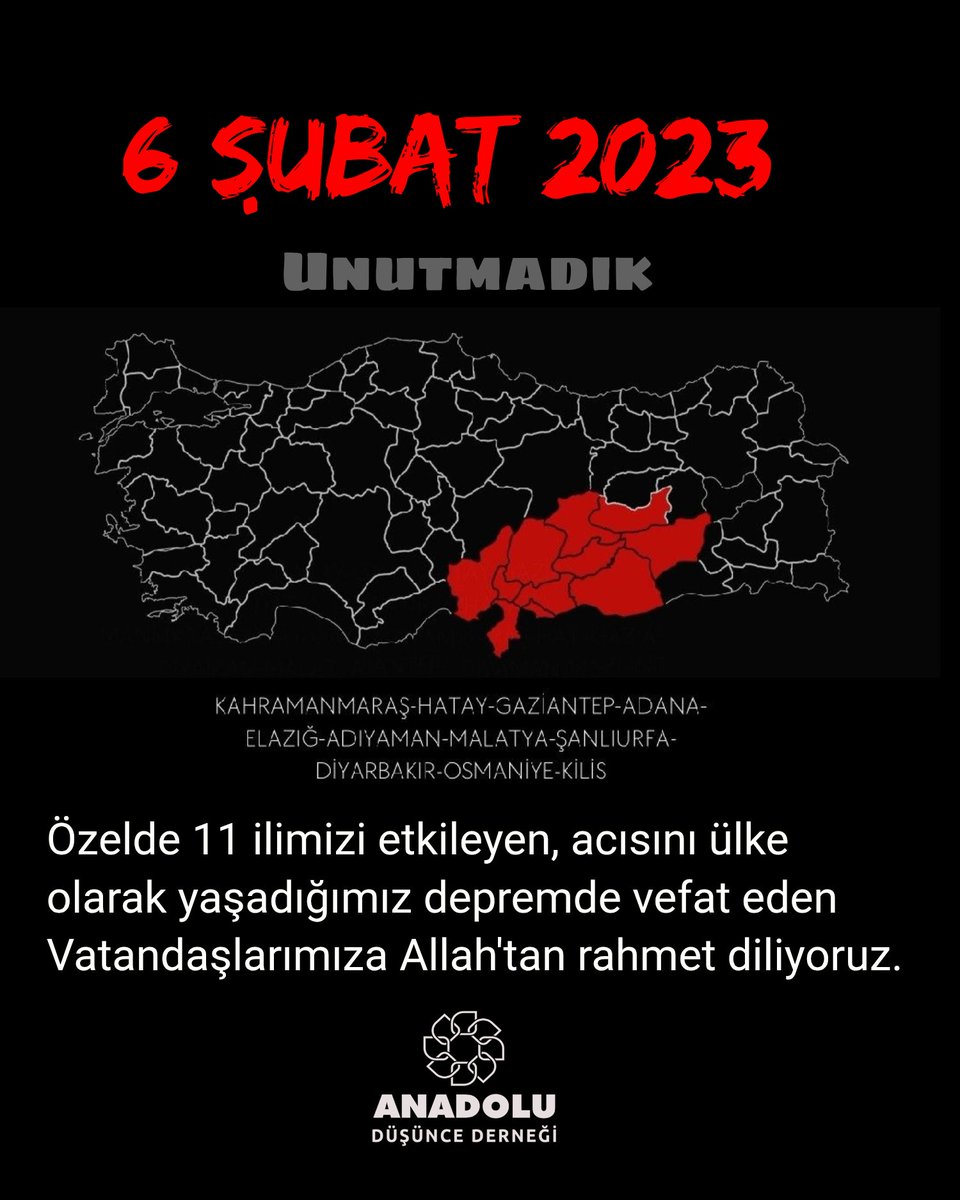 ANADOLU DÜŞÜNCE DERNEĞİ (@anadoludusunce1) on Twitter photo 