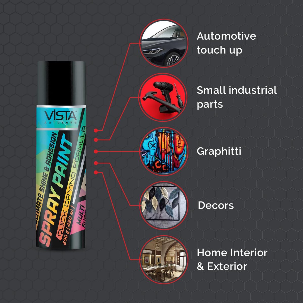 NestEssentialss's tweet photo. Paint 400 ml (290 g) Quick Drying with Gloss finish for Metal, Wood, Walls
Buy ๐ https://t.co/67idiMXZDB
Follow us for more picksโ
#NestEssentials #MustHave #Home #Office https://t.co/jqo6JJ3MiB