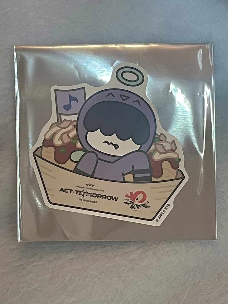 ra_subtrade's tweet photo. 【交換】TXT プルバトゥ たこ焼き道楽わなか ACT:TOMORROW in JAPAN  ステッカー 交換

譲→フムニャリン

求→ファンチュン

▷京セラ両日手渡し交換可
▷大阪手渡し希望
▷郵送可

お気軽にお声がけ下さい(* > <)⁾⁾

#TXT交換 https://t.co/pJYwFQU8RB