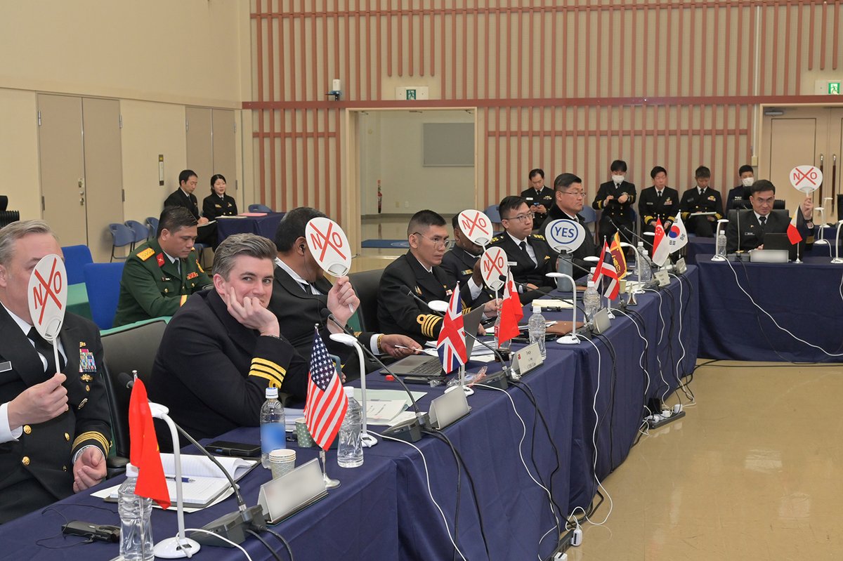 jmsdf_msc's tweet photo. The 29th Indo-Pacific Naval College Seminar being held since 2nd FEB at #MCSC finished three-day discussions. The participants deepened their understanding of the importance of cooperation among navies. For more information, please visit our website. #MODJAPAN #JMSDF #FOIP https://t.co/If59oZBPX9