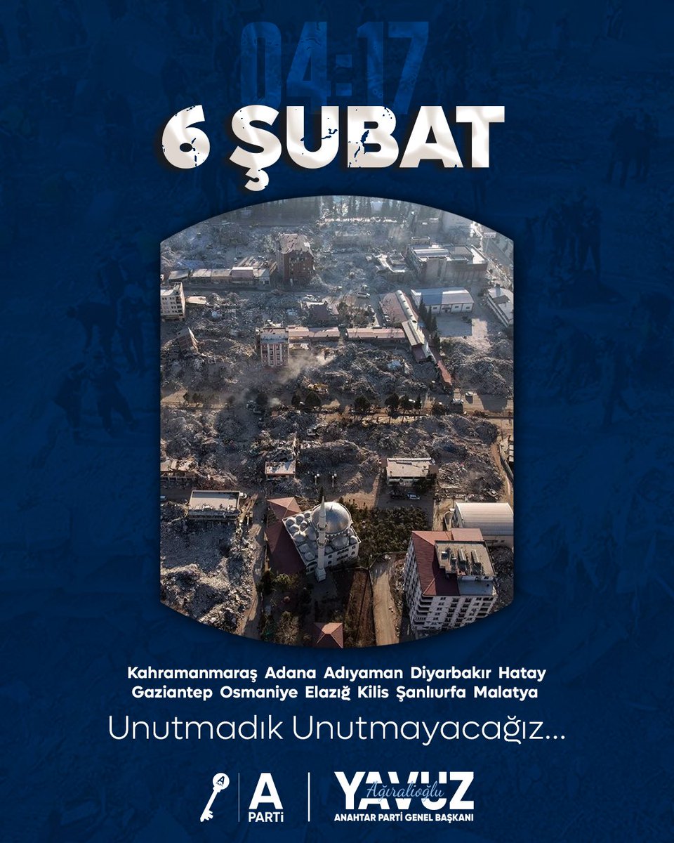 Enkaz başında söylenen her söz eksik kaldı.
Bir çocuğun adı, bir annenin feryadı, yarım kalan bir hayat…
Bu acı geçmez.
Geçmemeli de.
Çünkü unutulan her deprem, bir sonrakinin davetiyesidir.