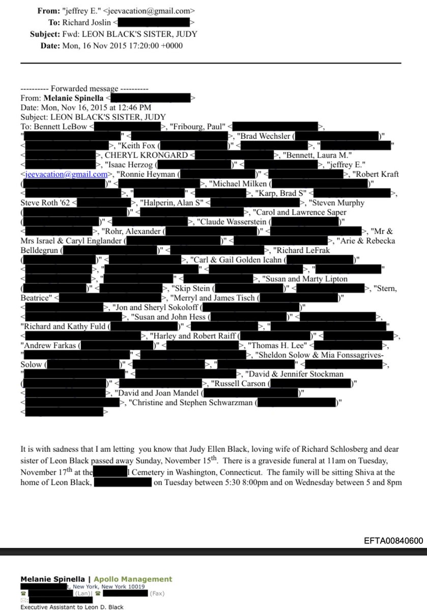 the_Hotstar's tweet image. 1. Epstein states someone named ‘Herzog' is coming to his island with someone named 'Ehud’, in an email sent to Leon Black’s secretary, Melanie Spinella, on 10 Dec 2014.

2. On 6 Nov 2015, Melanie Spinella includes the email address of an “Isaac Herzog” next to Jeffrey Epstein’s,…