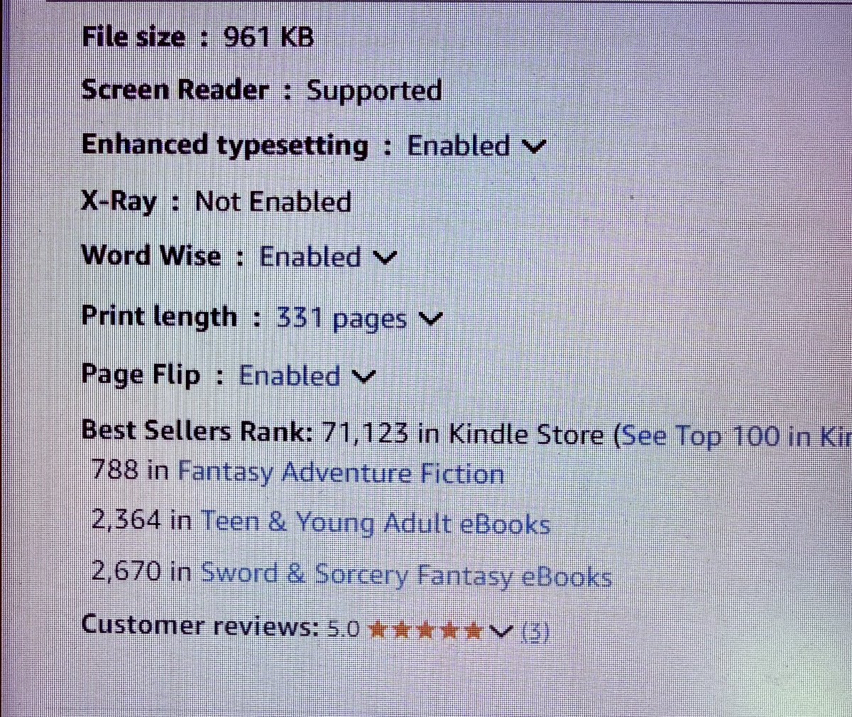 PKilleyWrites's tweet photo. I know many of you will have been much higher, but only 787 places to go, to be number one in Fantasy Adventure Books, what’s the highest you have been ranked on Amazon?
#writerscommuity #writingq #indieauthor https://t.co/s4KlLsSIjW