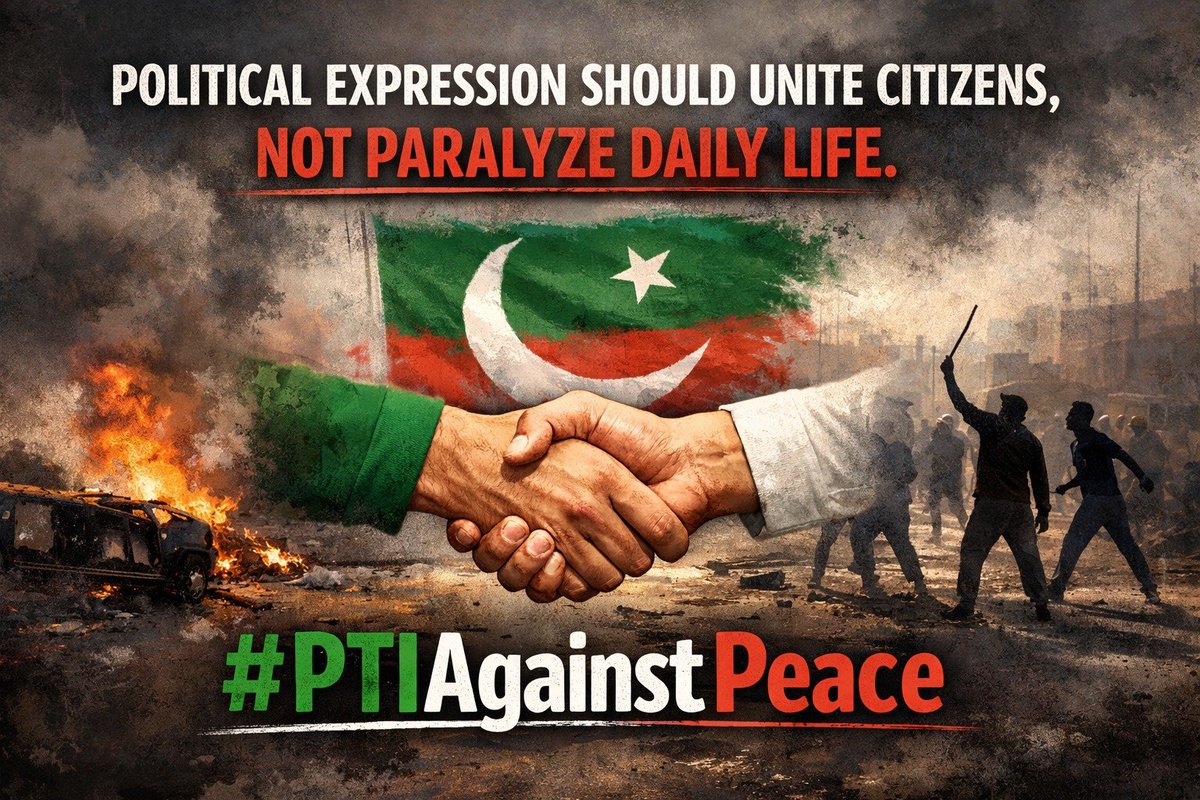 Protest peacefully, but don’t punish the public.
#PTIagainstPeace
