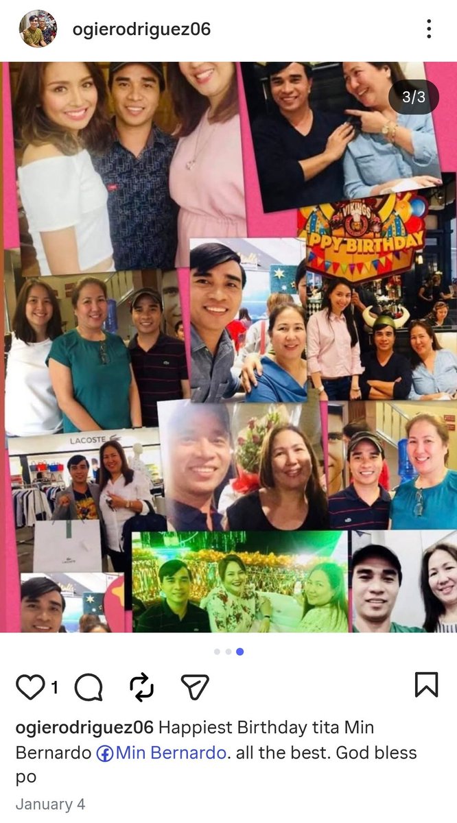 Si Ogie Rodriguez naman pala ang writer. Hahaha 

Hindi pa affected ang camp ni Kathryn Bernardo &amp; Min Bernardo?! Nauna na nga magclean up drive ang Kapamilya Alts &amp; Rod Magaru after Katreng &amp; Mark Alcala's Rockwell date.