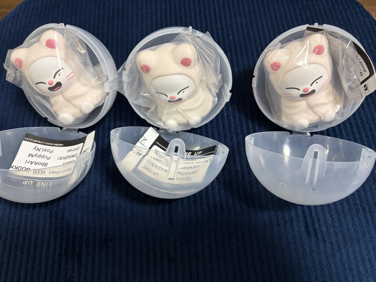 2N1NGEN2's tweet photo. StrayKids スキズ ガシャポン SKZOOライトマスコット交換 

【譲】ジニレット 

【求】ウルフチャン、パピム、ボカリ

郵送or札幌市内での交換希望です。 https://t.co/JURUkTiTFd