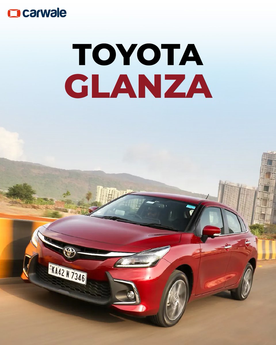 CarWale's tweet photo. Swipe through to see how the Toyota Glanza held up over 5,000km — delivering 14kmpl+ with comfort-first features like a 360° camera, rear AC vents, and a clean-sounding 6-speaker setup.
#Toyota #Glanza #ToyotaGlanza #cwphotos #cars #automobiles #carupdates #automobileupdates https://t.co/xCabaRUG7w