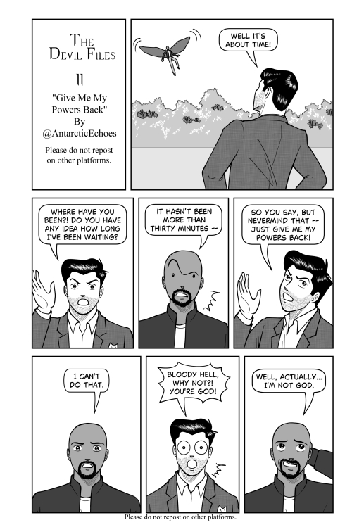 AntarcticEchoes's tweet photo. Happy Friday, everybody! 🥰🥰🥰💖💖💖 Here is #THeDevilFIles no. 11! When  Amenadiel returns, Dorky Luci demands that his powers be restored --  only there's a problem.... 😅😅😅 Enjoy! 💖💖💖💖💖 #LuciferNetflix #Lucifer https://t.co/qHy9rSUh7D