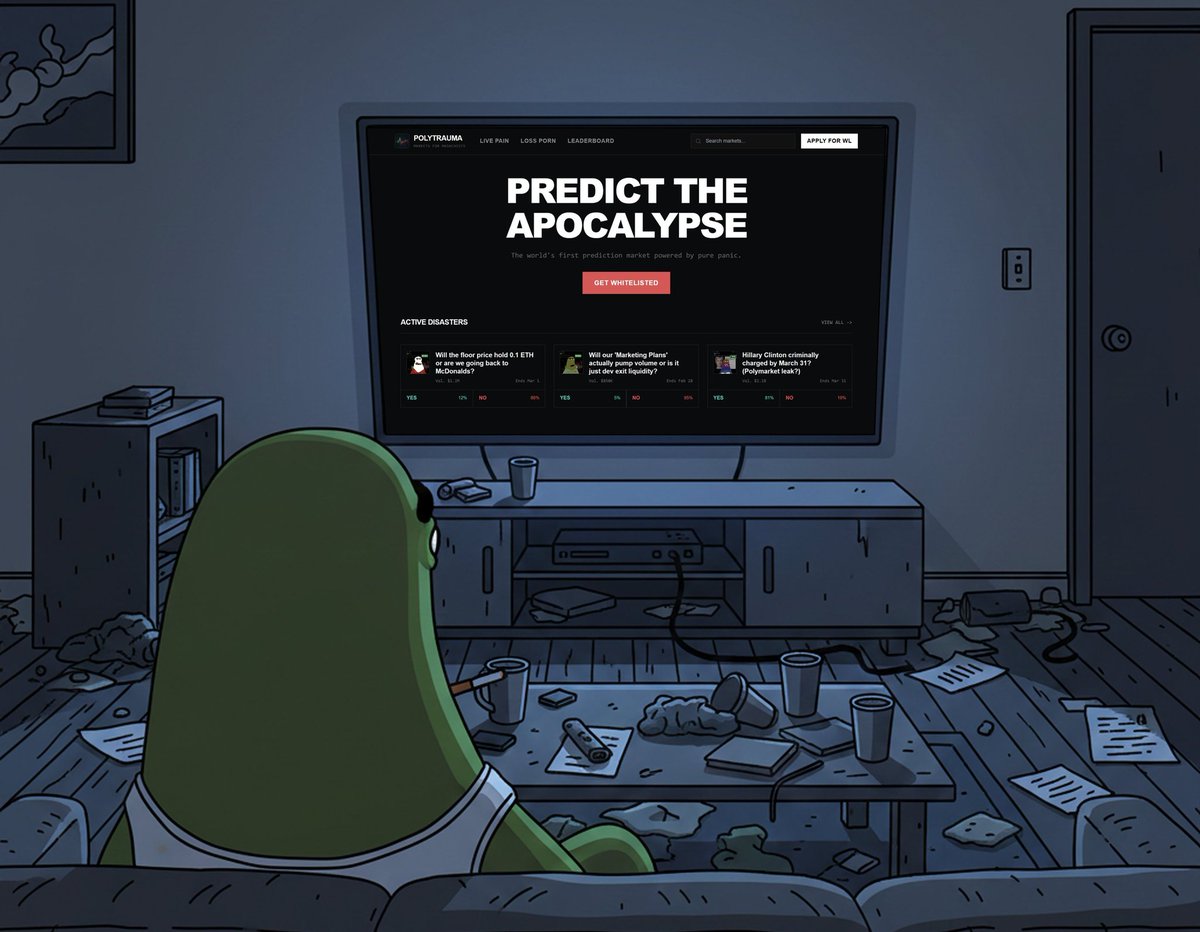 Poly_Truama GIVEAWAY!🔥

🎟  2GTD WL SPOTS

Requirements:
1️⃣ Follow <a href="/LunaXmeta/">Luna</a> || <a href="/poly_trauma/">PolyTrauma</a>
2️⃣ Like + Retweet+ tag a fren 
3️⃣ Drop your EVM Address

Winners soon! Goodluck🎁