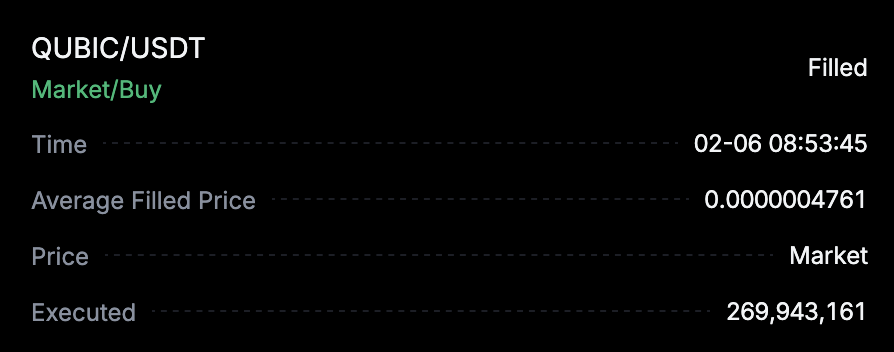 Friday is $QUBIC day. +270M qus this week.