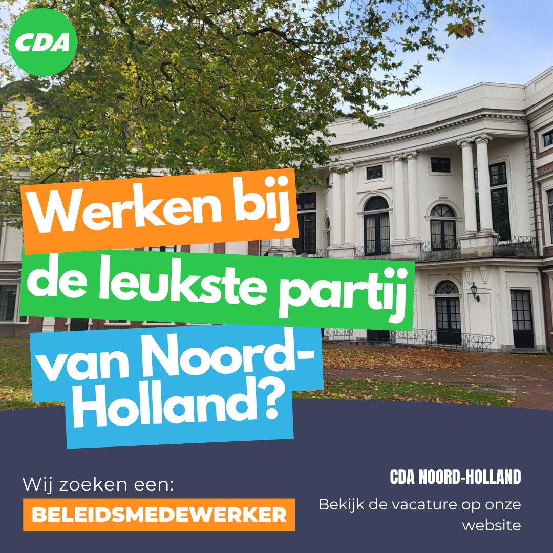 CDA Noord-Holland tweet media