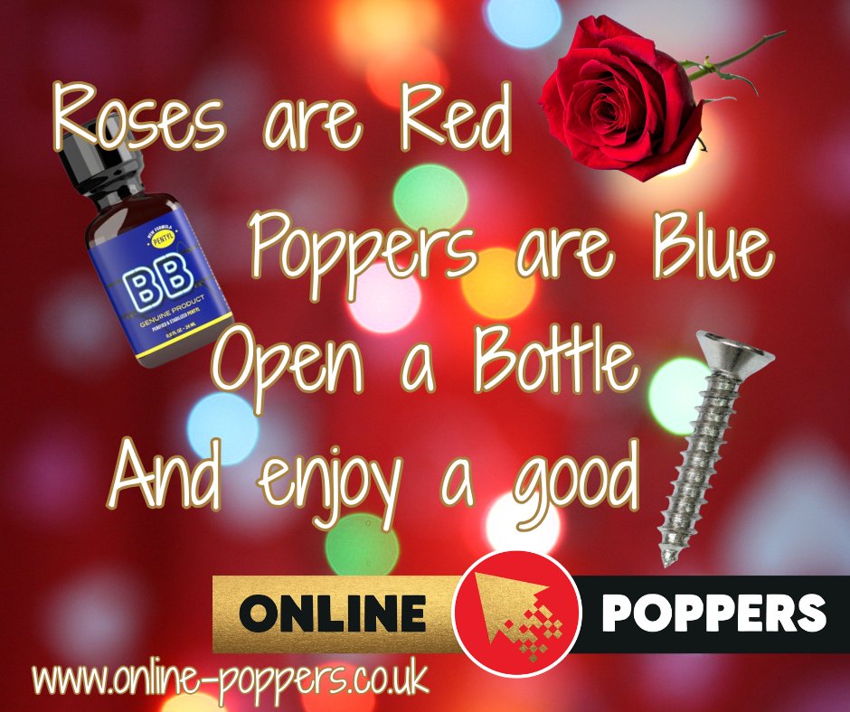 Valentine's Day is coming;
Will you be too?
Shop at Online Poppers;
delivering fun straight to you. 🎉❤️
Follow the link &amp; use discount code TWITTER.
bit.ly/O-P-U-K
#ValentinesDay #OnlineShopping #OnlinePoppers