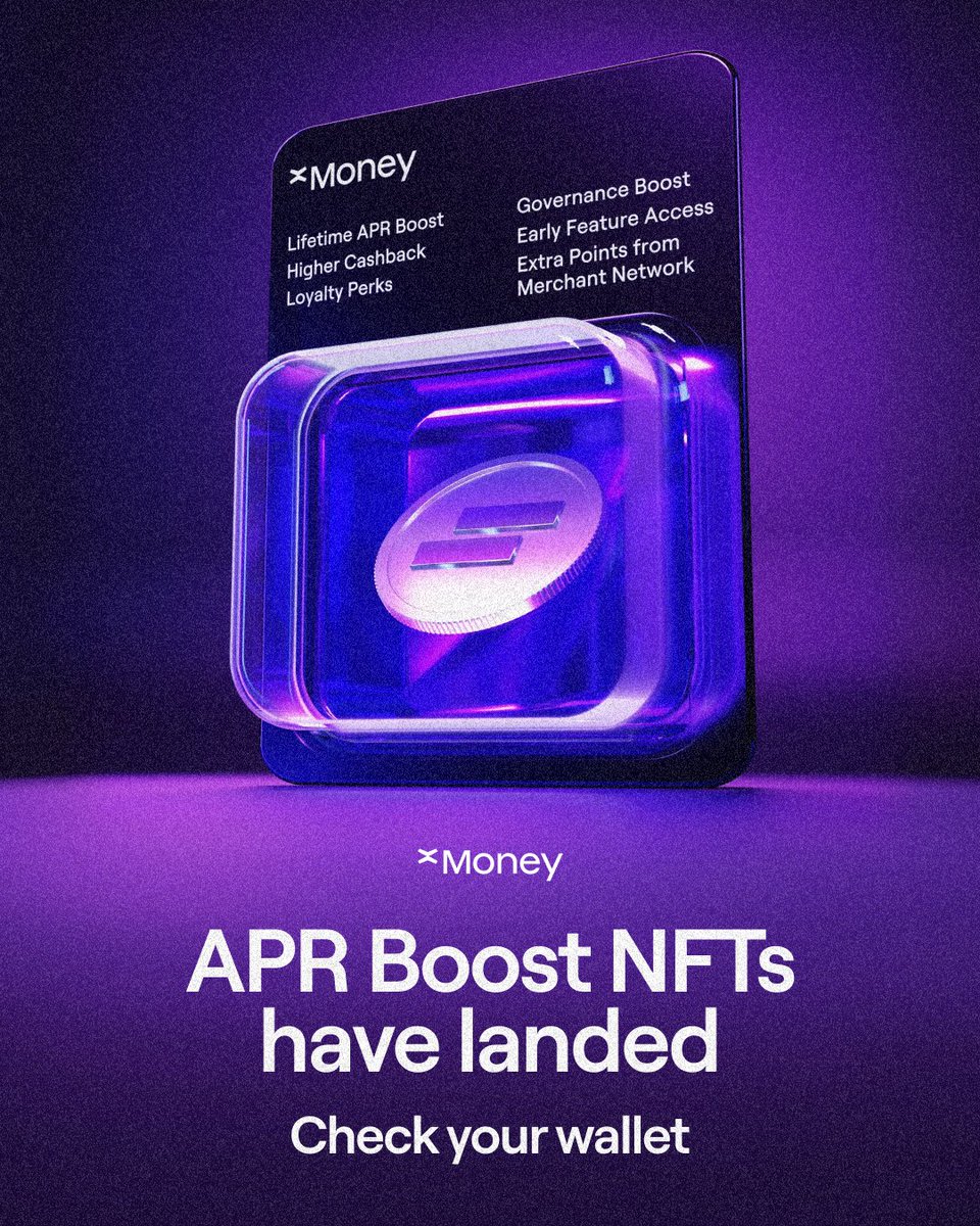 Surprise drops hit different 🎁

The APR Boost NFTs have landed in the wallets of all eligible users.

If you qualified, you’re already set. Check your wallet and make the most of it.