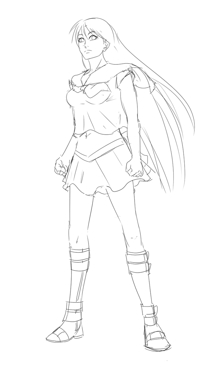MBartolovic's tweet photo. I wasn't satisfied with the Mars drawing a did two days ago. When I draw something I always draw the character nude first(with barby doll anatomy of course) And it looked good, but when I drew the clothes on suddenly the anatomy looked all wrong. So I wanted to try again https://t.co/myZm7ewHMI