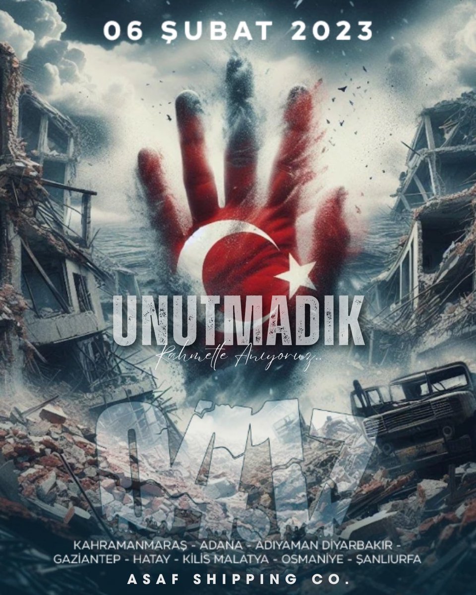 asafshipping's tweet photo. Unutmadık, Unutmayacağız.

#6subat2023 https://t.co/961OQBnQfS