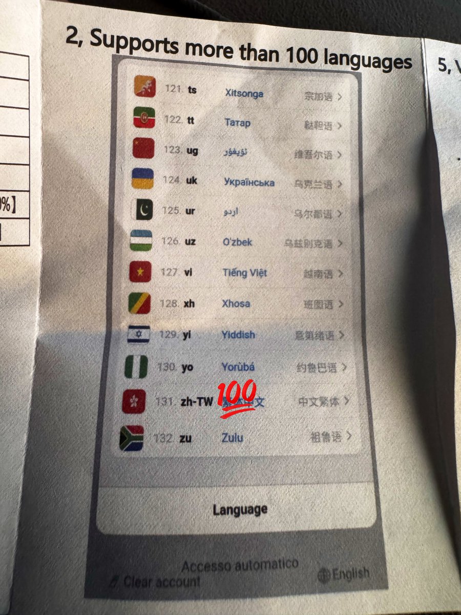 Bought a product from china and the language of Nigeria it supported is Yoruba.

Yoruba is big bruhhh 😭😭😭😭