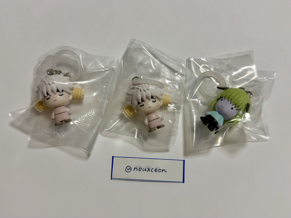 nouxceon's tweet photo. HUNTER × HUNTER h×h ハンターハンター めじるしアクセサリー めじるし 交換 ガチャ

譲》コムギ、シャウアプフ
求》 カイト

郵送にて交換📮
お気軽にお声掛けください🙇🏻‍♂️ https://t.co/SeDij2dkyx