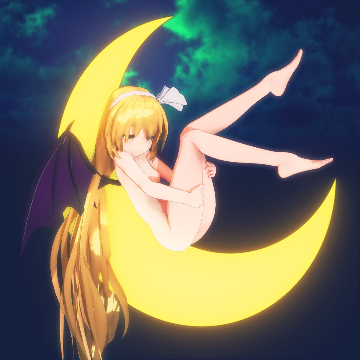 月亮上的胡桃
#東方 #東方Project #くるみ #露出 #R18 #月 #東方幻想郷 #東方旧作 #ロリ