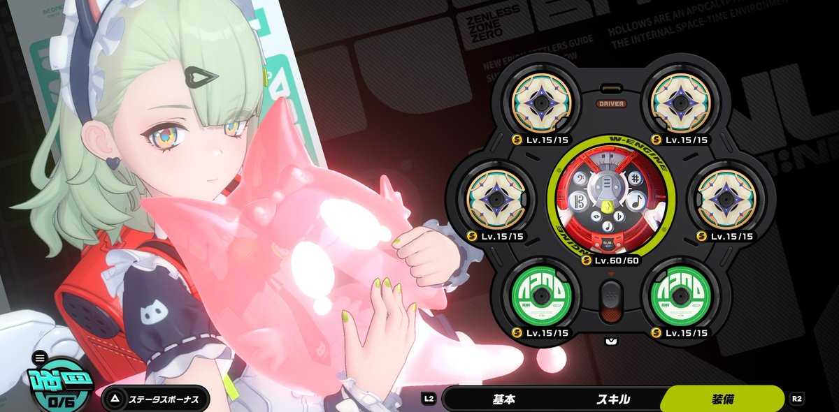 ゼンゼロ #妄想エンジェル #千夏 すり抜け無し。 コスチュームも購入。