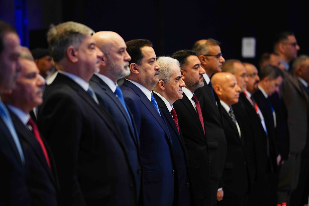 IraqPlatform's tweet photo. The #IraqEnergyConf #IEC2026 concluded, representing a significant step toward the development of a more diversified and sustainable #Energy sector in #Iraq. The conference sessions addressed key strategic themes, including the enhancement of #Regional_Cooperation, #Electricity sector reform, #Gas_Investment, #Digital_Transformation, #Water and #Energy_Security, and the #Green_Economy, in addition to discussions on #Financing opportunities, #Export pathways, and the #Development_Road initiative.