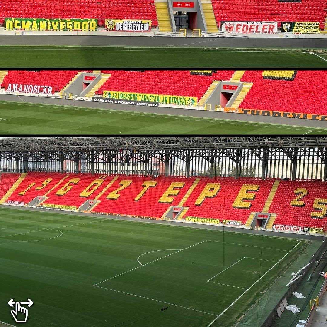 "Bir başkadır benim memleketim..."

6 Şubat 2023
UNUTMADIK, UNUTMAYACAĞIZ!

📍 Göztepe tribünü deprem felaketinde zarar gören şehir takımlarına ait taraftar grubu pankartlarını şehirlerden toplayarak, kendi stadlarına asmıştı