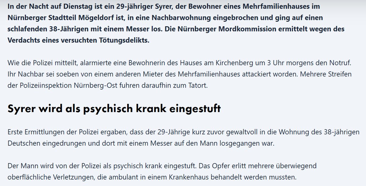 Dein Nachbar ist Syrer?
Na ja, was soll schon groß schiefgehen. #Nürnberg