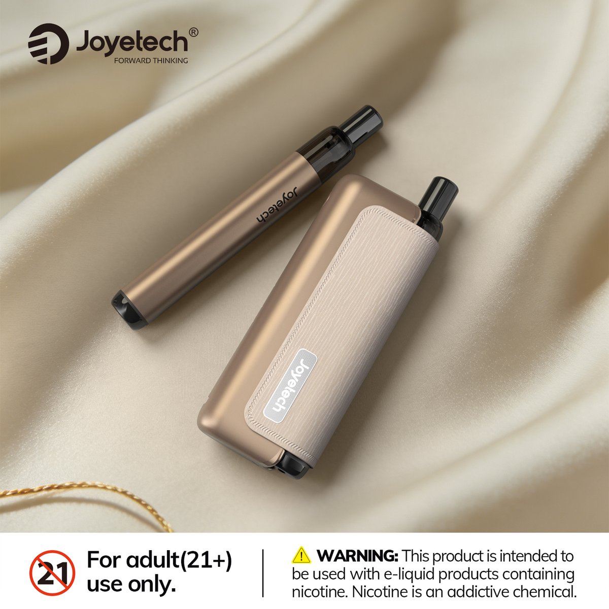 Slim aluminium-alloy body, light in hand and easy to carry — the Joyetech eRoll Slim blends modern style with everyday convenience. Subtle textures and colour options complete the look.

Warning:  21+ only.
#eRollSlim #refillable #portable #Joyetech