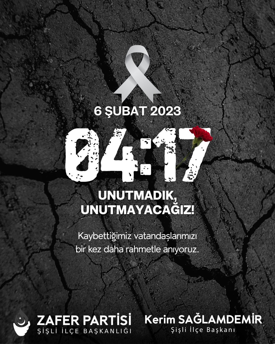 Kaybettiğimiz vatandaşlarımızı rahmetle anıyoruz.
<a href="/KerimSDemir/">Kerim SAĞLAMDEMİR 🇹🇷</a>