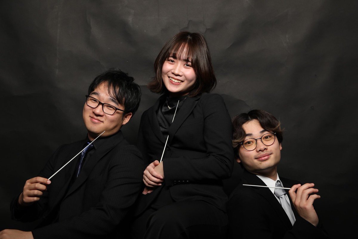 nuawindacademy's tweet photo. 【演奏会情報】
2026年3月4日（水）開演18:45
📍豊田市コンサートホールにて、第7回ウインドアカデミーコース定期演奏会を行います🎶

定期演奏会で指揮を振る学生を紹介します✨
♪サックスパート 
4年 伊藤 佑輝
♪トランペットパート 
4年 永松 花菜
♪サックスパート
3年 山田 奏音 https://t.co/PL8Lj71Mku