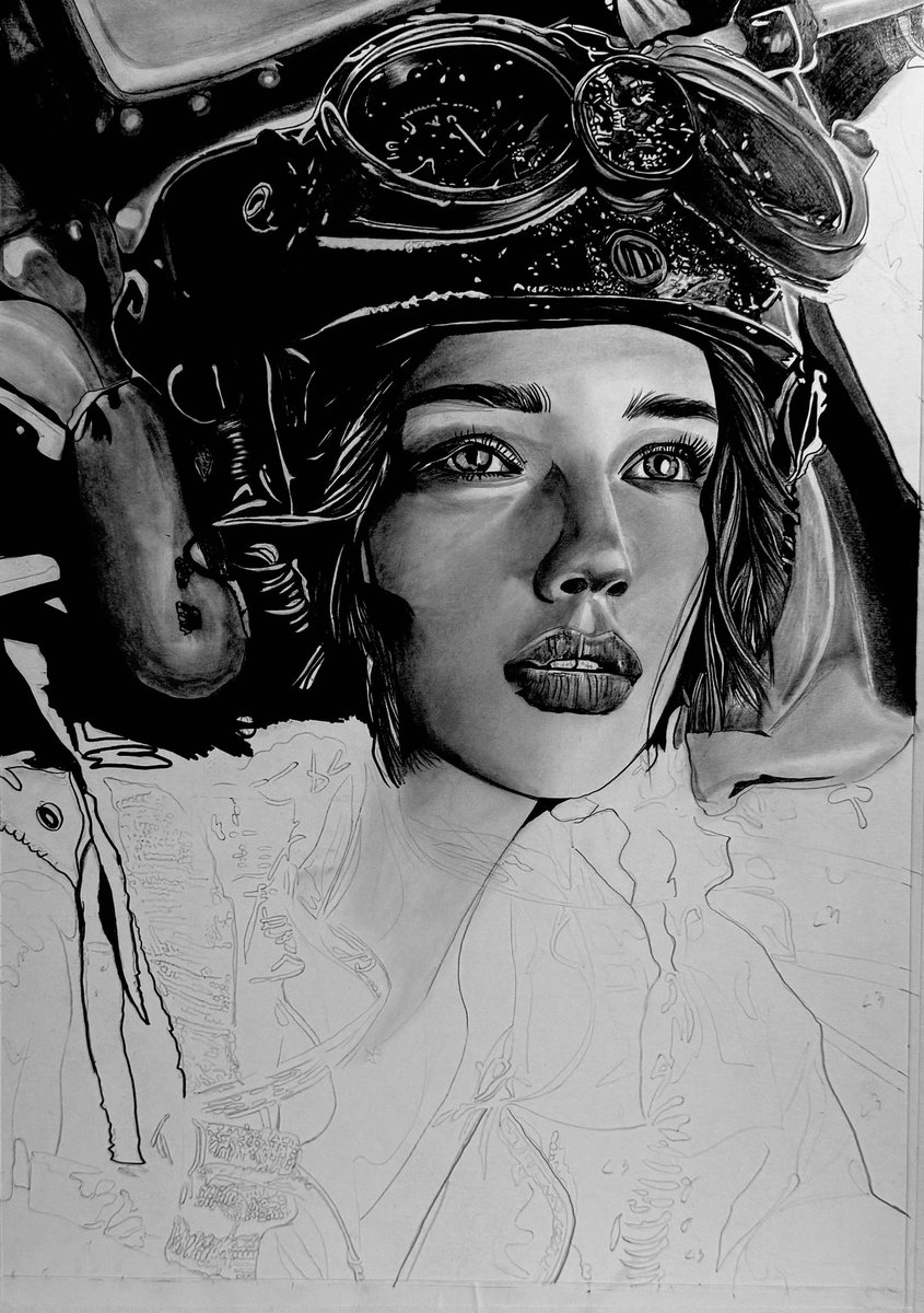 久しぶりの投稿です😅 この間、肖像画の依頼が2件あり、なかなか大変で