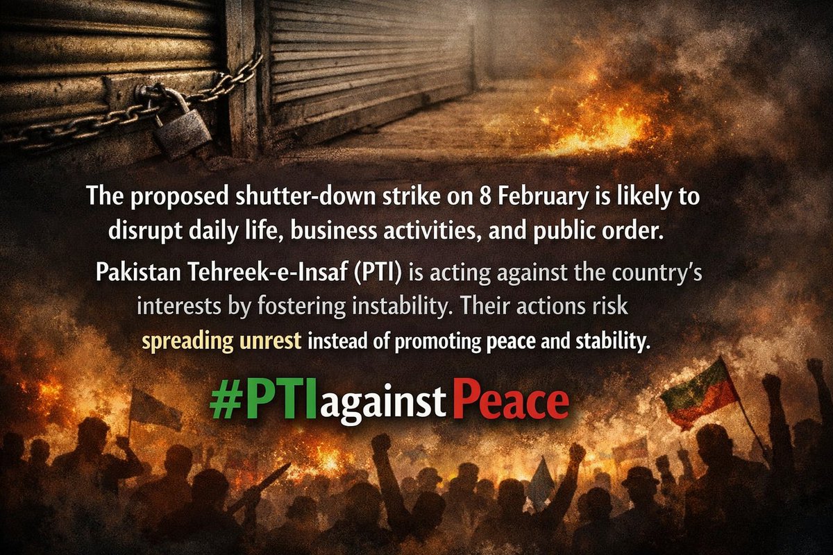 Let’s support our traders who are refusing to participate in this disruption. They are the true patriots  
#PTIagainstPeace