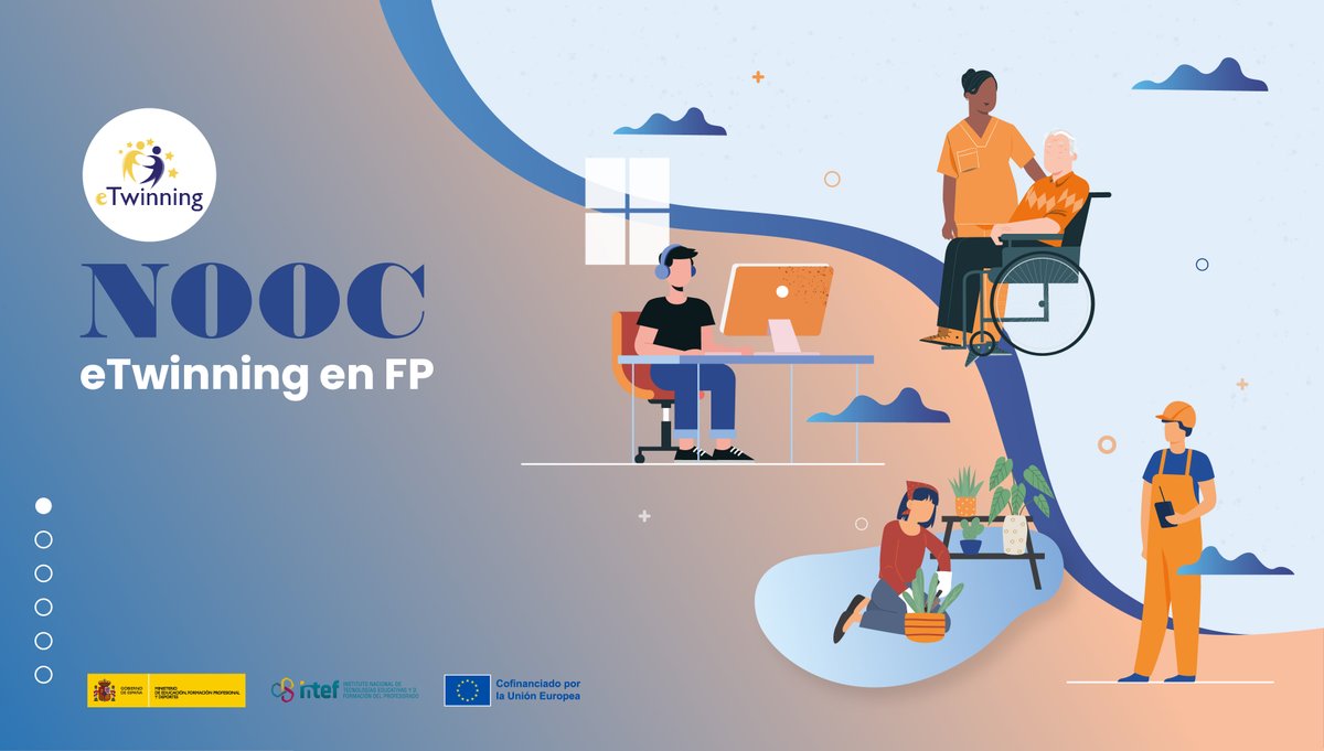 🌍📘 Desde #eTwinning difundimos este NOOC para docentes de #FP
Aprende en 10 días a diseñar y gestionar proyectos eTwinning, con webinar y credencial digital INTEF

🗓️ Del 11 al 20 feb 2026
👉 formacion.intef.es/abierta/