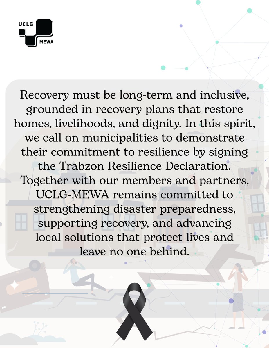 UCLGMEWAorg's tweet photo. #6February #Türkiye_Syria #Earthquake #ReilientCities #Resilience #ResilientMEWA