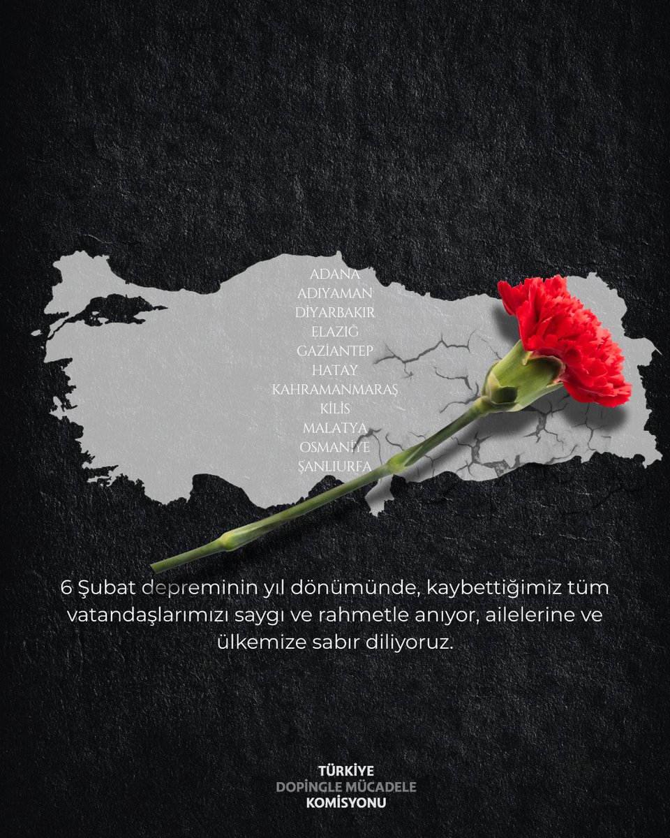 Türkiye Dopingle Mücadele Komisyonu/Turkish NADO tweet media